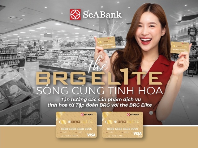 Ngân hàng TMCP Đông Nam Á (SeABank) phối hợp với Tập đoàn BRG (BRG Group) ra mắt thẻ quốc tế BRG Elite với nhiều tính năng nổi bật.