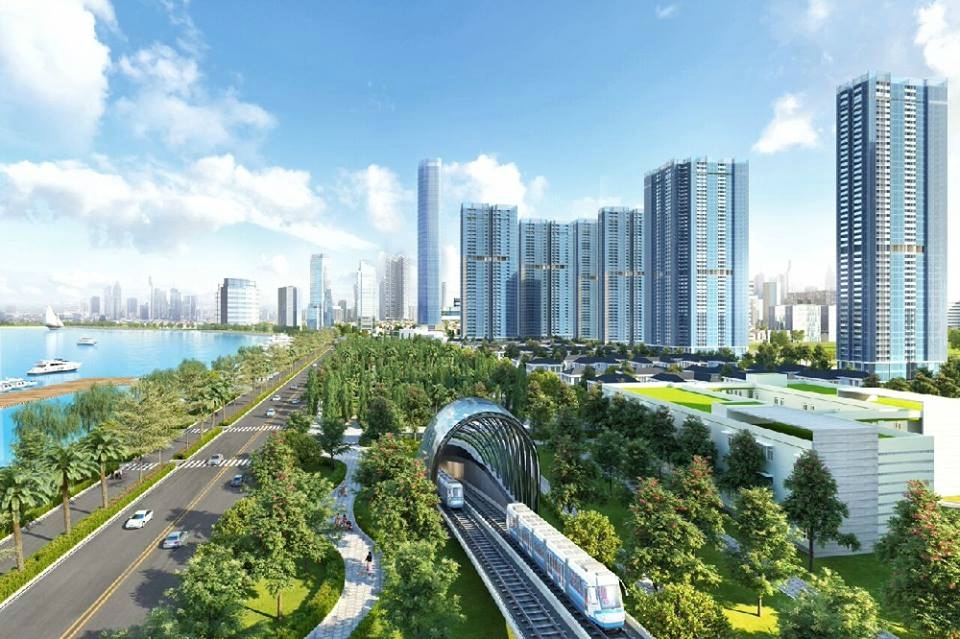 Dự kiến tuyến metro Văn Cao - Hoà Lạc có số vốn đầu tư 65.400 tỷ đồng (Minh họa: Int)