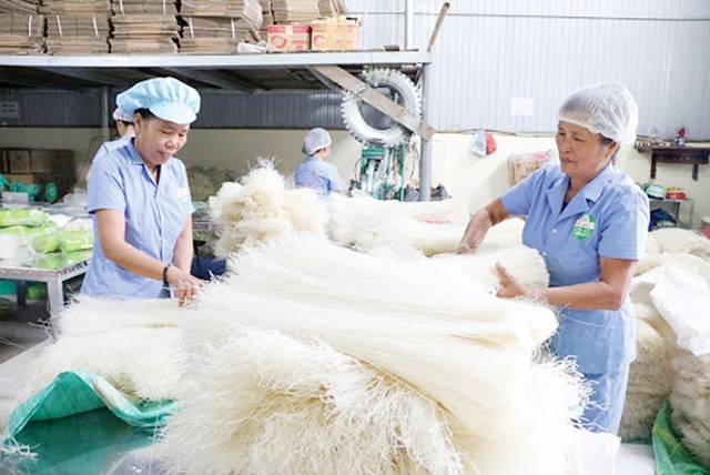 Nhờ đẩy mạnh chế biến, các mặt hàng nông sản của HTX có sức cạnh tranh thị trường mạnh hơn (Ảnh TL)