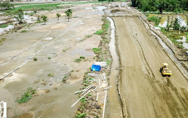 Mặc dù mới giải ngân được 12,7% kế hoạch nhưng công tác GPMB tại sân bay Long Thành được đánh giá là khá nhanh (Ảnh: TL)