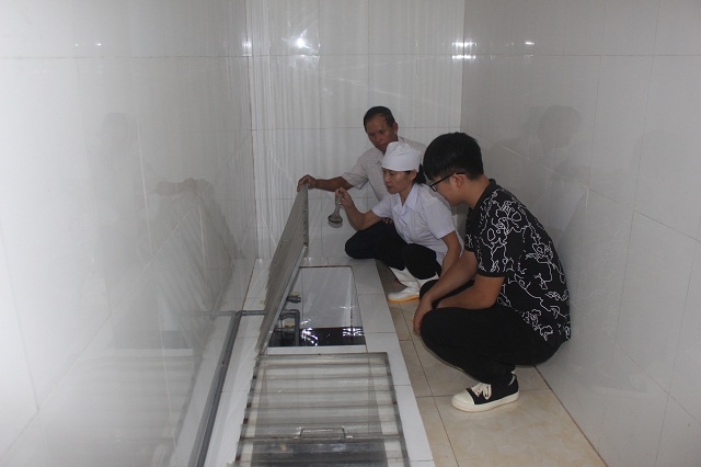 Khu vực nọc rút mắm của HTX Hiền Phu.