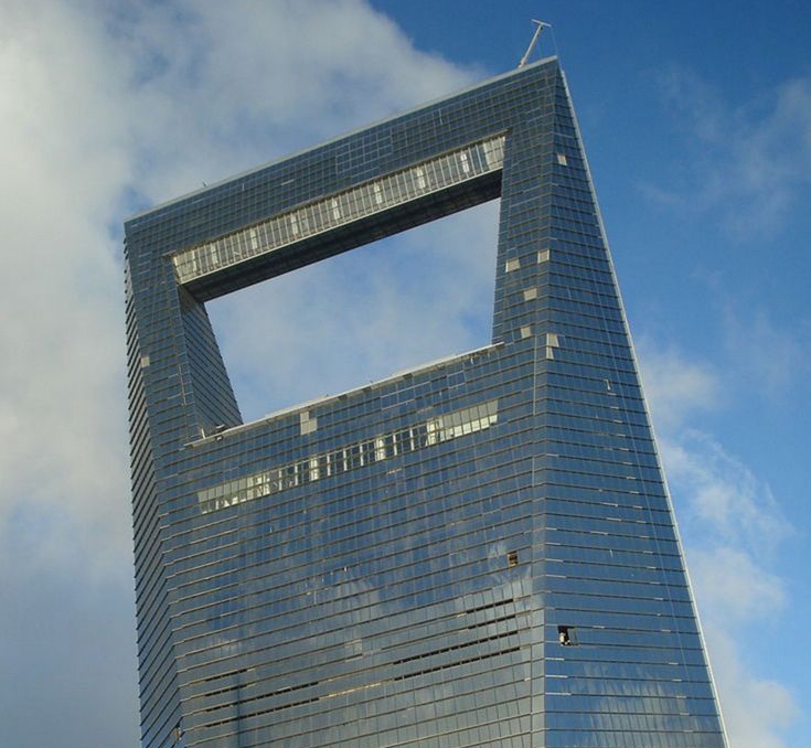 11. Trung tâm tài chính thế giới Thượng Hải Chiều cao: 492 mét Tầng: 101 Địa điểm: Thượng Hải, Trung Quốc Ngày hoàn thành: 2008