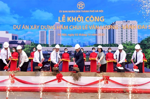 Hà Nội: Khởi công hầm chui nút giao Lê Văn Lương - Vành đai 3 (Ảnh Int)