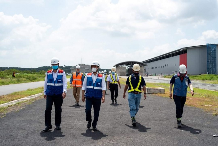 Lãnh đạo Ban Quản lý Đường sắt đô thị đã trực tiếp kiểm tra công tác chuẩn bị đón tàu metro đầu tiên của TP.HCM tại depot Long Bình, Q 9 thuộc tuyến metro số 1 (Ảnh Int)