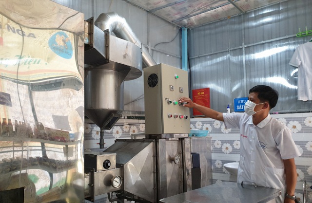 HTX đầu tư máy móc hiện đại nhằm phát triển sản xuất theo hướng khép kín.