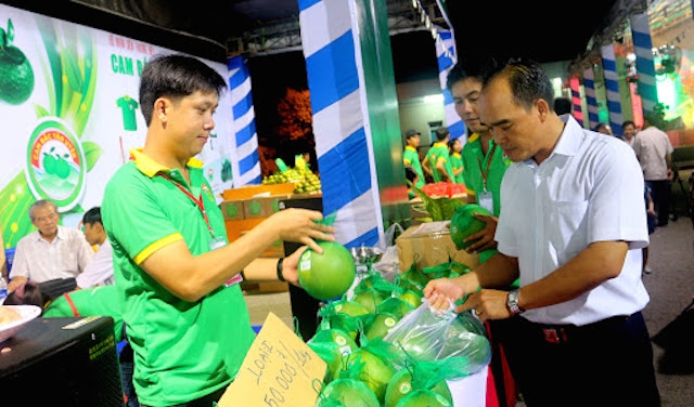 Liên kết trang trại với HTX giúp trái cây của xã Tân Định có đầu ra ổn định (Ảnh: TL)