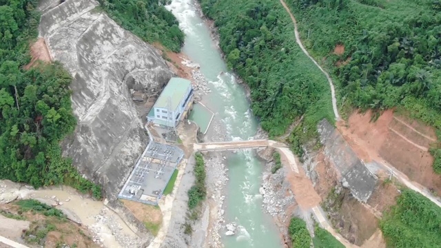 Thủy điện Rào Trăng 3 khi chưa xảy ra sự cố.