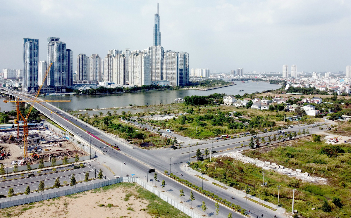 Khu đô thị mới Thủ Thiêm sẽ là khu vực thu hút các dự án nhà ở phân khúc cao cấp.