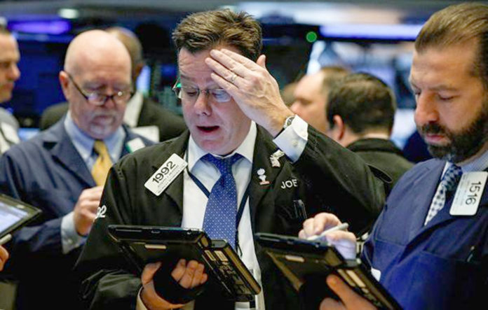 Nhà giao dịch chứng khoán Mỹ (Ảnh: CNBC)