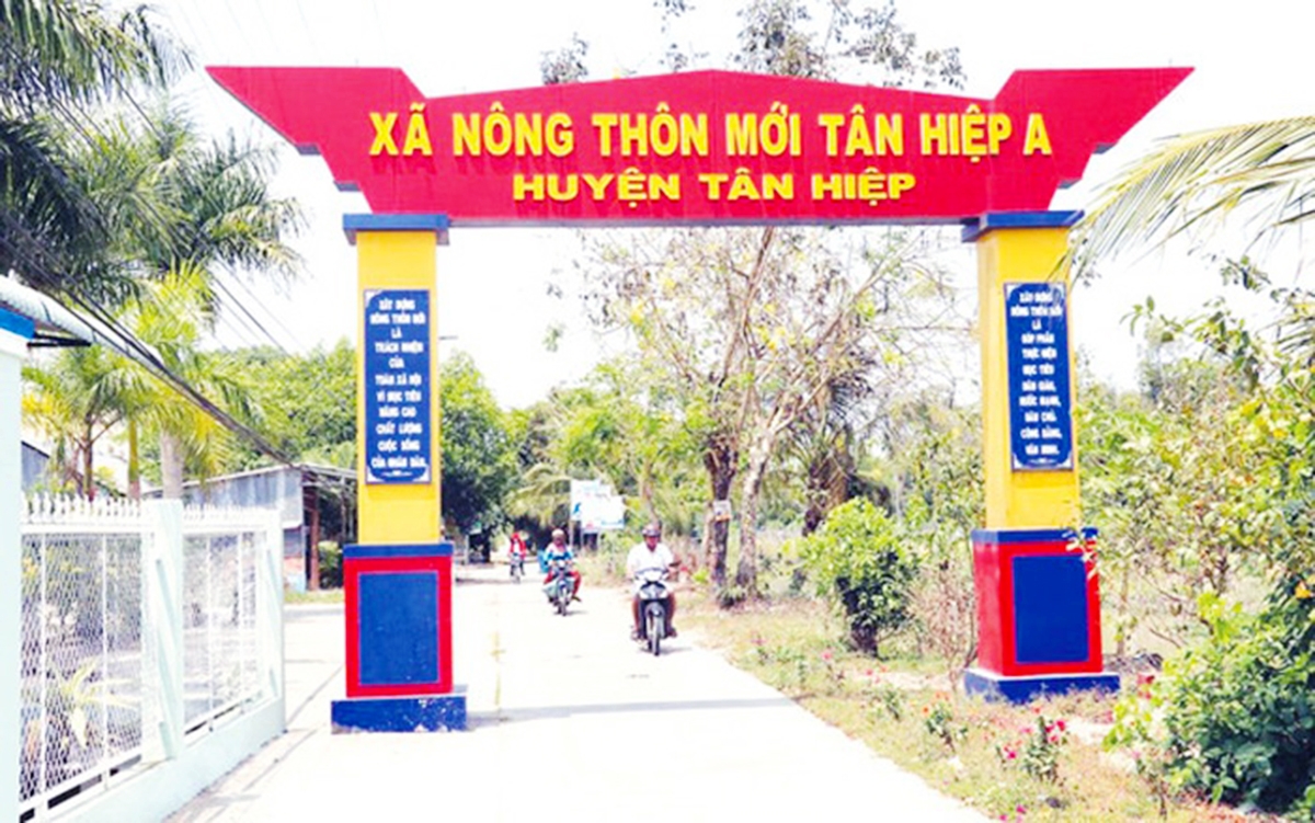 Trên nền tảng vững chắc, Tân Hiệp đang hướng tới xây dựng nông thôn mới nâng cao (Ảnh TL).