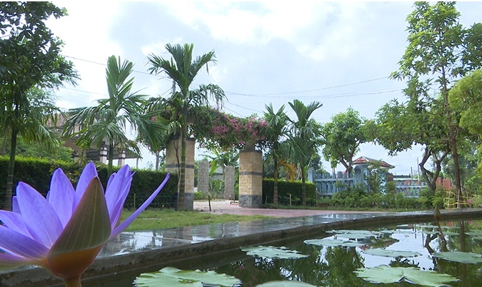 Thôn Tân Hiếu được công nhận là khu dân cư kiểu mẫu của xã Cam Hiếu.