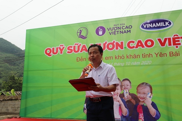 Ông Nguyễn Thanh Sơn đánh giá Quỹ sữa Vươn cao Việt Nam là một chương trình có ý nghĩa nhân văn và ý nghĩa xã hội to lớn đối với sự phát triển của trẻ em Việt Nam.