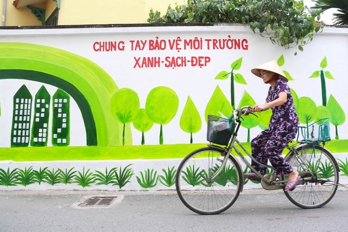 Diện mạo nông thôn mới xanh - sạch - đẹp nhờ sự đồng thuận của người dân.