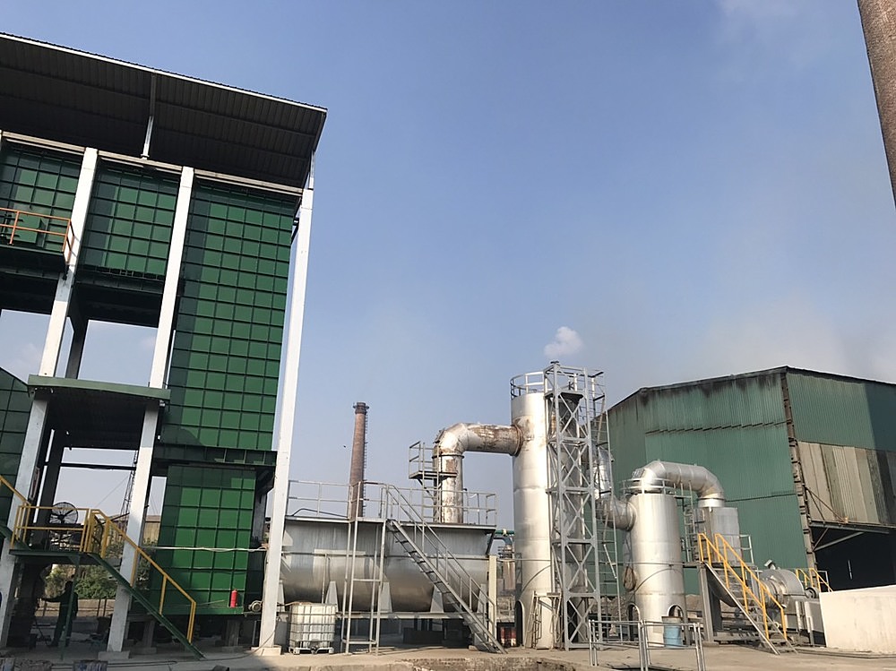 Nhà máy xử lý chất thải rắn Xuân Sơn (thị xã Sơn Tây) do HTX quản lý.