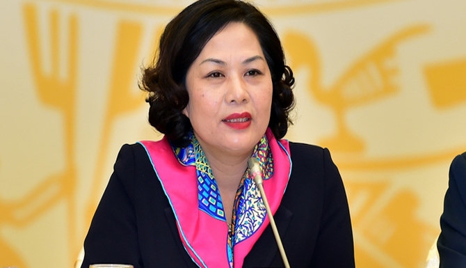Phó Thống đốc Ngân hàng Nhà nước Nguyễn Thị Hồng.
