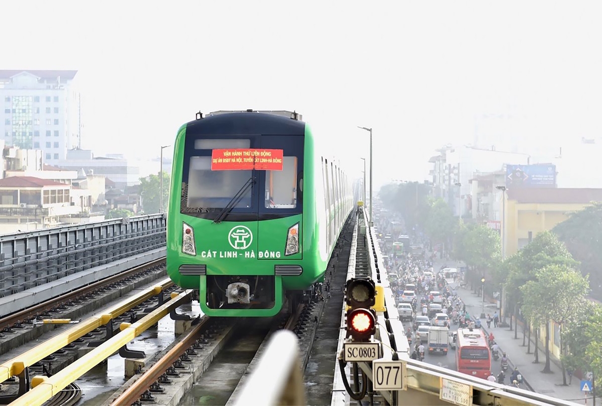 Gần 10 năm, dự án đường sắt Cát Linh - Hà Đông chưa được vận hành thương mại.