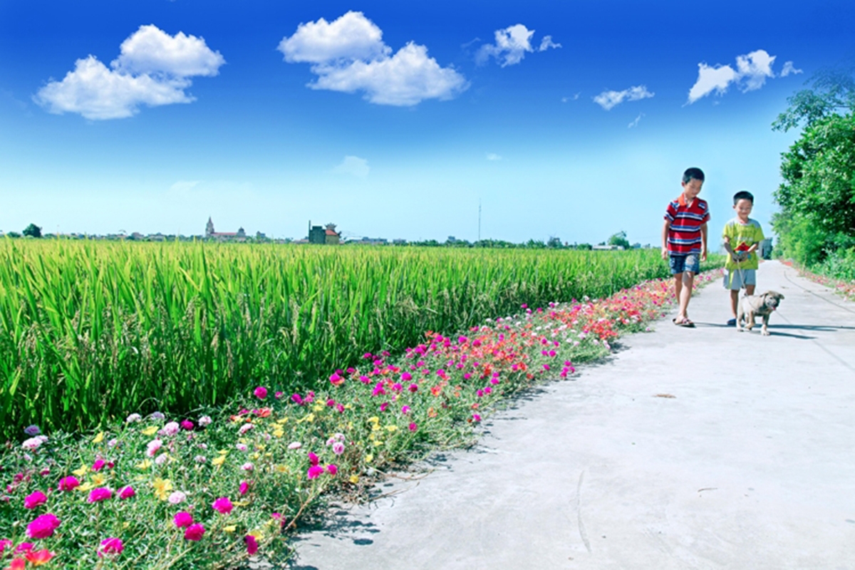 Nông thôn mới xã Xuân Quang 2 đang ngày càng khởi sắc.