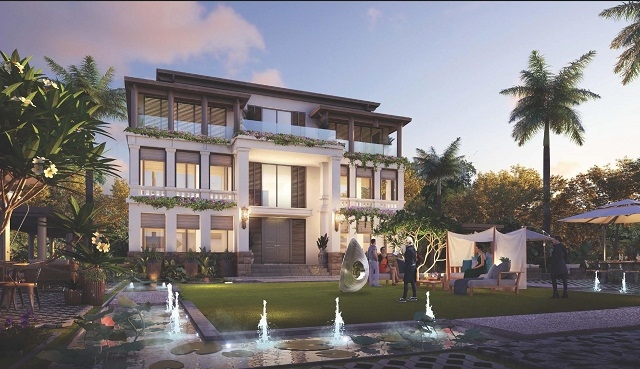 Biệt thự VIP tại dự án Sunshine Heritage ở Hà Nội, một chốn nghỉ dưỡng tuyệt hảo kéo dài trải nghiệm bất tận từ ngày sang đêm.