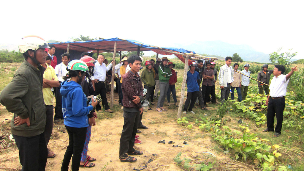 Huyện Ninh Sơn chú trọng tập huấn kỹ thuật trồng trọt cho đồng bào dân tộc thiểu số.
