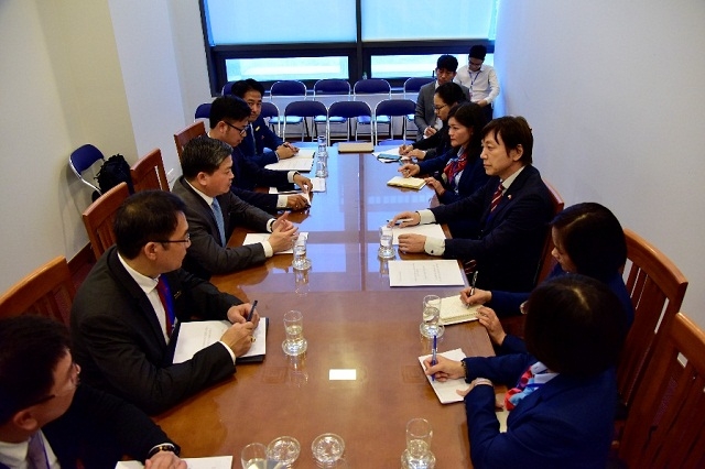 Chủ tịch HĐQT VietinBank Lê Đức Thọ cùng phái đoàn làm việc với ông Nakajima Takeo - Trưởng đại diện JETRO tại Việt Nam.