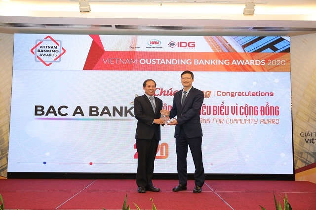 Ngân hàng TMCP Bắc Á nhận giải thưởng Ngân hàng tiêu biểu Vì cộng đồng