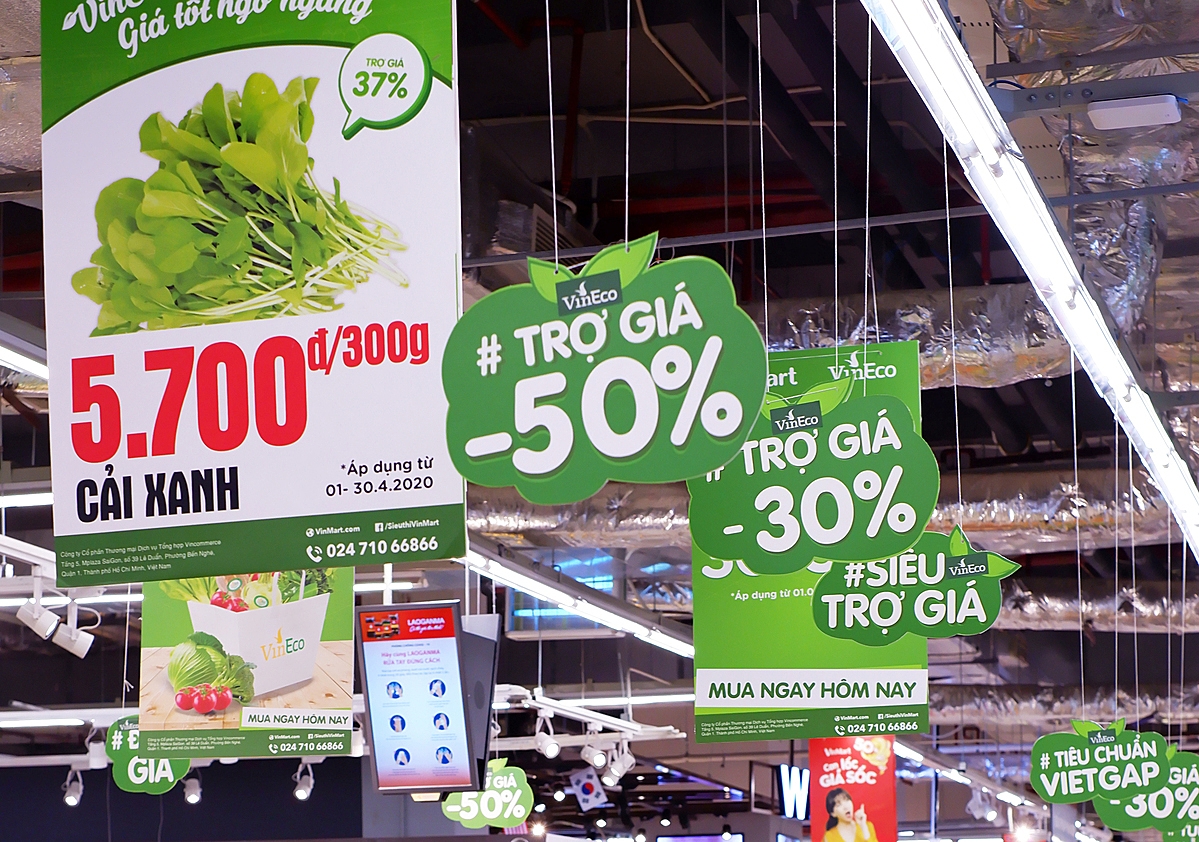 VinMart thường xuyên thực hiện nhiều chương trình khuyến mãi.