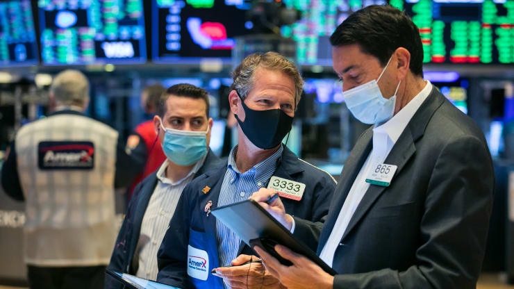 Nhà giao dịch tại sàn chứng khoán New York. (Ảnh: NYSE)