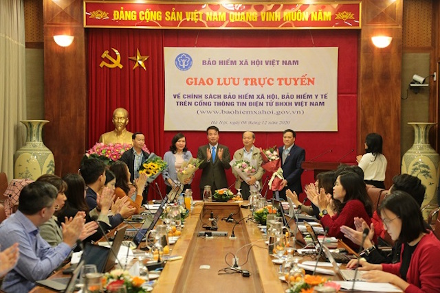 Giao lưu trực tuyến về chính sách BHXH, BHYT trên Cổng Thông tin điện tử của Ngành BHXH.