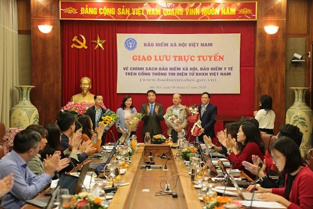 Giao lưu trực tuyến về chính sách BHXH, BHYT trên Cổng Thông tin điện tử của Ngành BHXH.