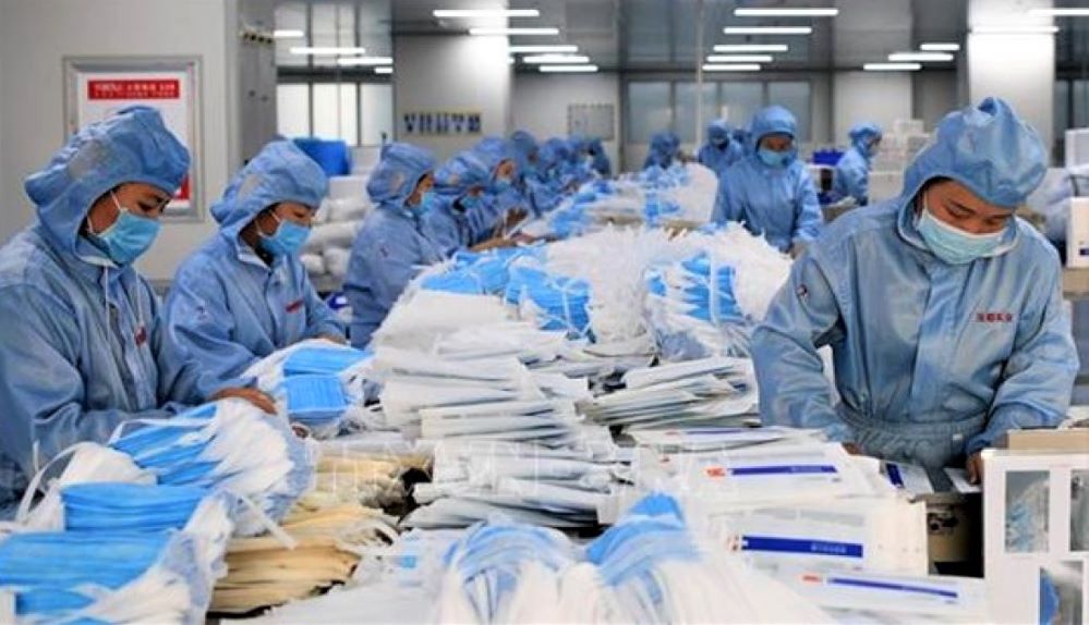 Trong tháng 11, các doanh nghiệp đã xuất khẩu được gần 173 triệu chiếc khẩu trang y tế các loại, tăng 20,6% so với tháng 10 (Ảnh: Int)