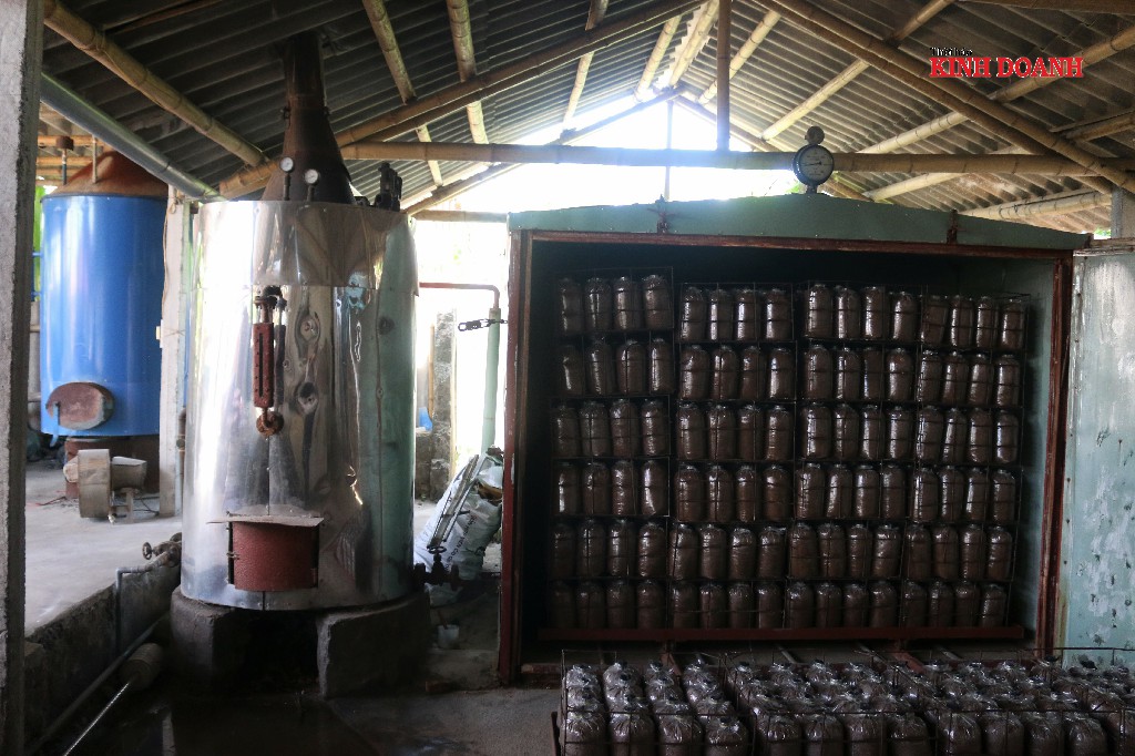 Hệ thống lò hấp theo công nghệ cao.