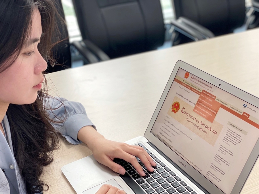 Người tham gia sử dịch vụ của ngành BHXH tại Cổng dịch vụ công Quốc gia.