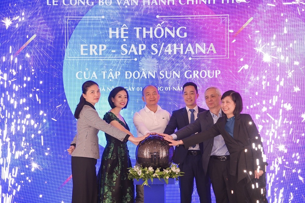 Lễ công bố chính thức đưa vào vận hành, hệ thống SAP của Sun Group.