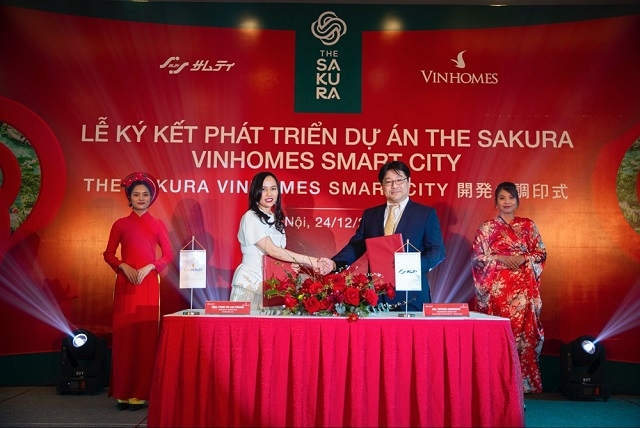 Lễ ký kết phát triển dự án The Sakura Vinhomes Smart City
