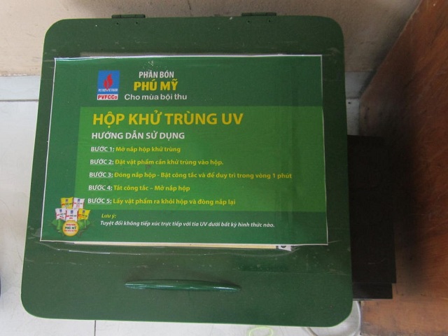 Hộp khử trùng UV – sáng kiến mùa dịch tại Nhà máy Đạm Phú Mỹ.