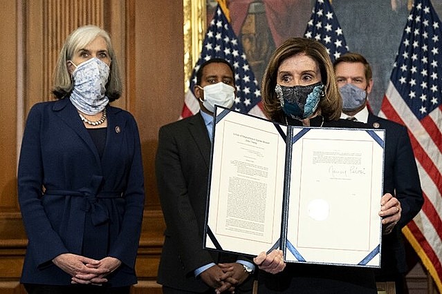 Tổng thốngTrump bị xem xét bãi nhiệm lần hai (Ảnh Int)