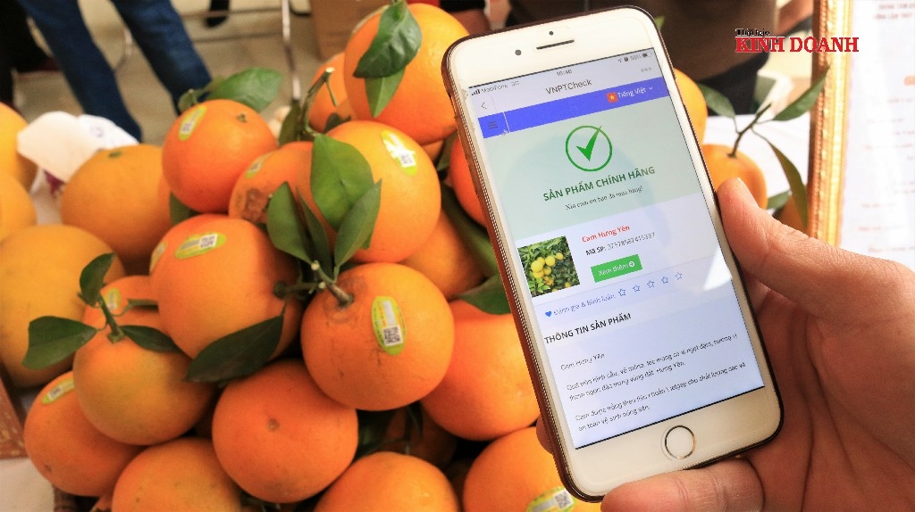 Các sản phẩm nông sản đạt chất lượng cao, được gắn tem truy xuất nguồn gốc rõ ràng.