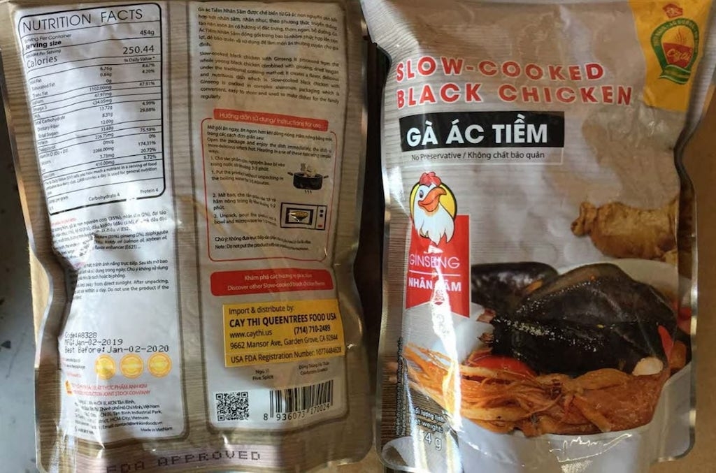 Công ty AK Food chịu nhiều thiệt hại khi sản phẩm gà ác tiềm gặp rắc rối pháp lý ở thị trường Mỹ.