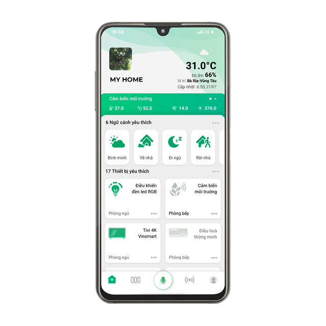Giải pháp nhà thông minh Vsmart mang đến cuộc sống tiện nghi cho người tiêu dùng.