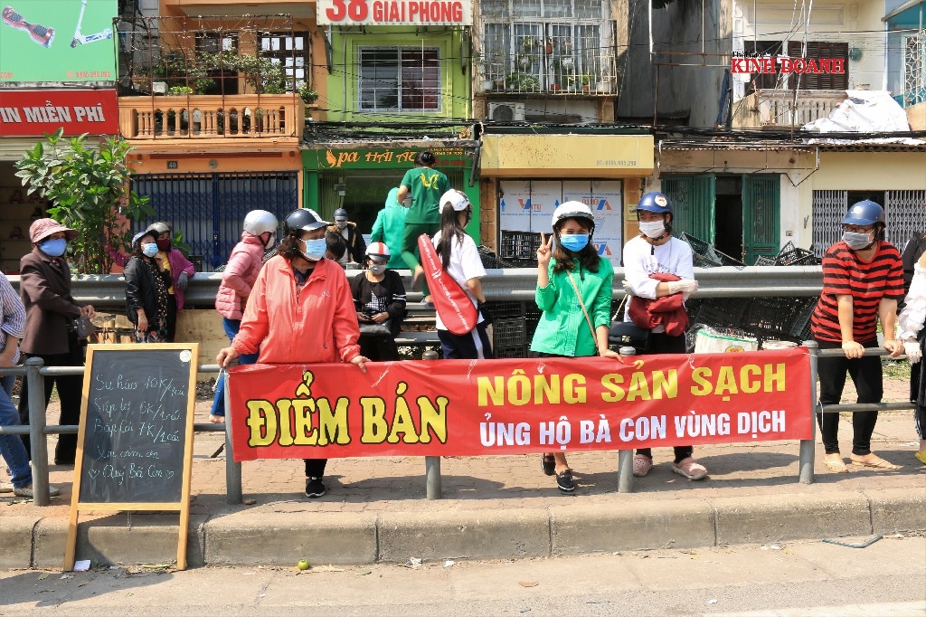 Điểm giải cứu 38 Giải Phóng, Đống Đa, Hà Nội.