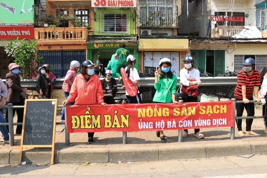 Điểm giải cứu 38 Giải Phóng, Đống Đa, Hà Nội.