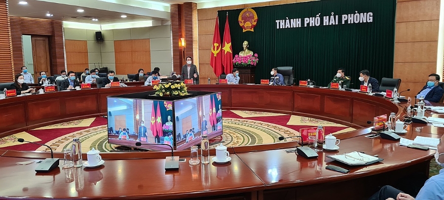 Quang cảnh cuộc họp chiều 2/2/2021.
