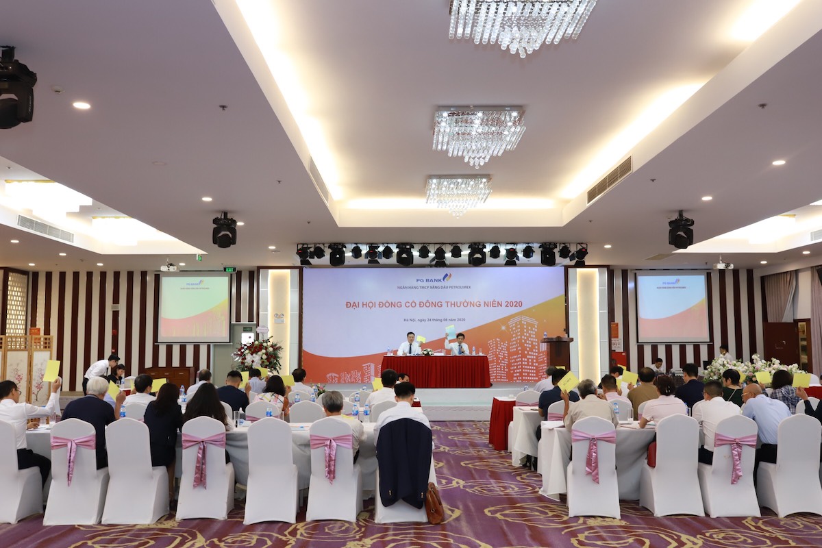 Đại hội đồng cổ đông thường niên PGBank năm 2020.