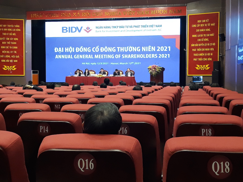 Đại hội đồng cổ đông BIDV năm 2021.