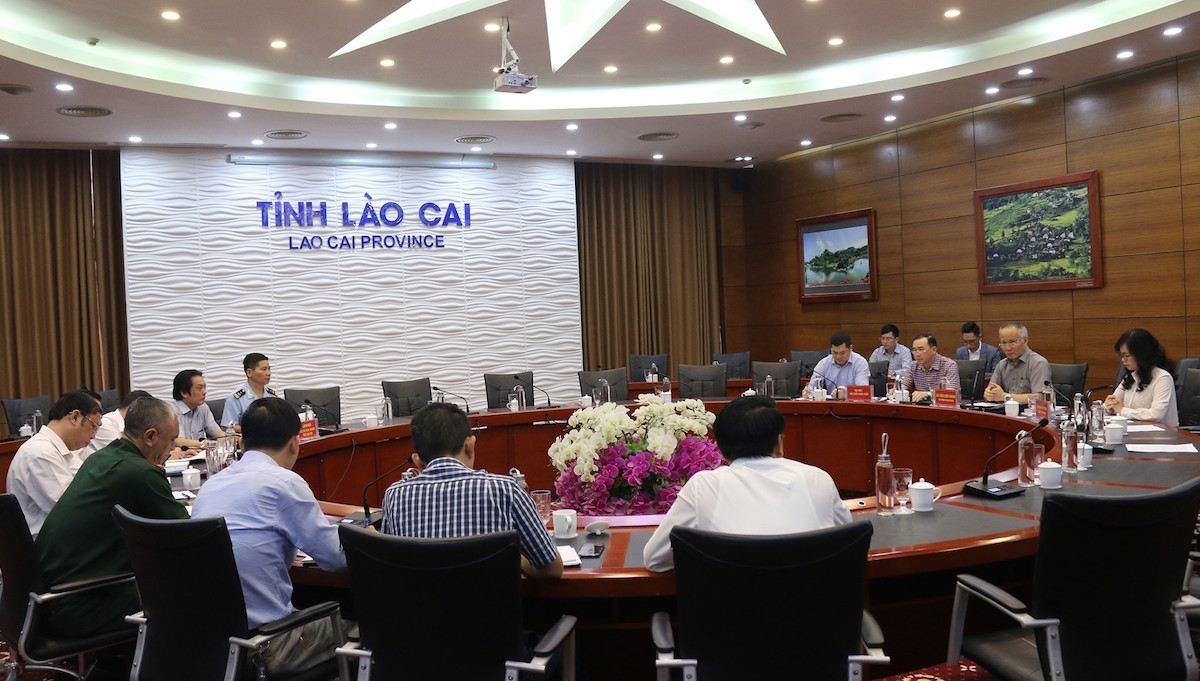 Cuộc làm việc giữa Bộ Công Thương với UBND tỉnh Lào Cai về xuất khẩu nông sản sang Trung Quốc.