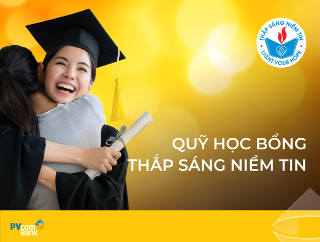 Quỹ học bổng Thắp Sáng Niềm Tin của PVcomBank đã mở ra cánh cửa tương lai cho hàng ngàn sinh viên có hoàn cảnh khó khăn trên cả nước.