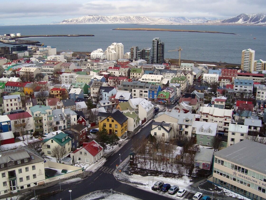 4. Iceland - 7,55Reykjavik, thủ đô của Iceland.