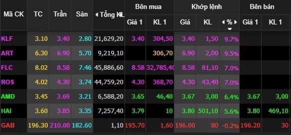 Chưa một cổ phiếu nào có mức đặt mua giá trần lên tới 31-32 triệu cổ phiếu mà “show hàng” trên bảng điện tử như cổ phiếu của FLC trong phiên 22/3.