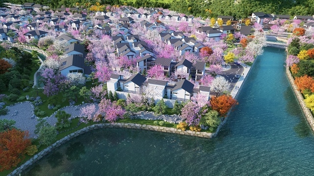 Kề cận khu nghỉ dưỡng Yoko Onsen Quang Hanh, tổ hợp biệt thự Sun Onsen Village - Limited Edition là sản phẩm của Sun Property (thành viên Sun Group)