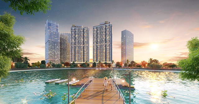 Dự án The Matrix One nằm đối diện công viên 14ha xanh mát